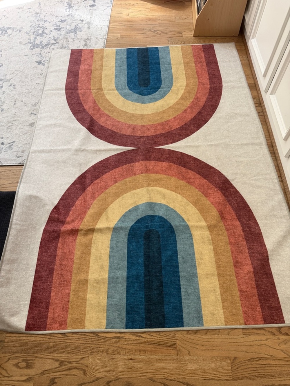 Ruggable Absida Rainbow Flatwoven Rug 5x7